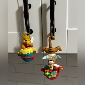 Disney Groiler Christmas Ornaments Tigger And Winnie The Pooh With Wings